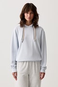 BOSS домашен суичър дамски CP Stripe Hoodie виолетов 50524760