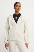 Guess bluza NOÉMIE damska kolor beżowy z kapturem melanżowa V4YQ04 KC3D2