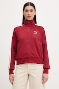 Puma Iconic T7 Track Jacket Women's zip-up sweatshirt with cotton red 627994