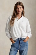 Polo Ralph Lauren bluza damska kolor biały gładka 211947966