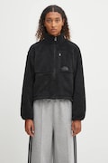 Поларен суичър The North Face TNF Extreme Pile Pullover в черно с изчистен дизайн NF0A88ZCJK31