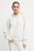 Guess bluza damska kolor biały z kapturem z aplikacją W4BQ09 KAUJ2