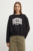 Guess bluza femei, culoarea negru, cu imprimeu, W4BQ10 KBY51