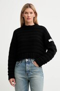 MM6 Maison Margiela sweter damski z wełną czarny S52HL0031.M13040
