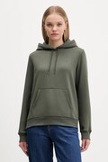 Μπλούζα Tommy Jeans χρώμα: πράσινο, με κουκούλα, DW0DW19958