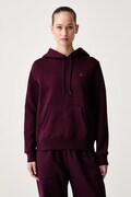Tommy Jeans bluza damska z bawełną bordowa DW0DW19958