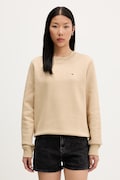 Tommy Jeans bluza damska z bawełną beżowa DW0DW19959