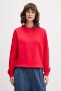 Tommy Jeans bluza damska z bawełny czerwona DW0DW19959