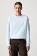 Tommy Jeans mikina dámská s bavlnou modrá DW0DW19959