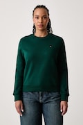 Tommy Jeans bluza damska z bawełną zielona DW0DW19959