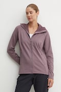 Montane bluza sportowa Protium kolor fioletowy z kapturem gładka FPRHO17