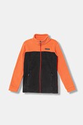 Columbia bluza polarowa dziecięca Steens Mt kolor pomarańczowy gładka 1510451