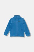 Columbia bluza polarowa dziecięca Steens Mt kolor niebieski gładka 1510451
