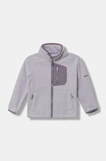Детски поларен суичър Columbia Fast Trek IV в черно с изчистен дизайн 2087792