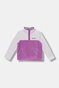 Columbia bluza polarowa dziecięca Steens Mtn kolor fioletowy wzorzysta 2087881