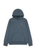 Levi's bluza z kapturem dziecięca z bawełną MINI BATWING HOODIE niebieska 9EL452