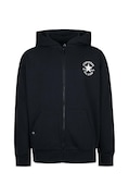 Дитяча кофта Converse колір чорний з капюшоном однотонна 9CF391