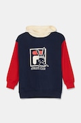 Fila bluza copii LIEBEROSE culoarea albastru marin, cu glugă, cu imprimeu, FAK0363