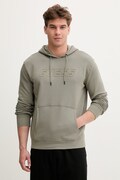 Guess bluza z kapturem męska z bawełną ALDWIN zielona Z4YQ12 KAIJ1