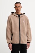 Tommy Jeans bluza polarowa kolor brązowy DM0DM19224