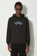 Бавовняна кофта Puma Classics Play Paris Hoodie чоловіча колір чорний з капюшоном з аплікацією 626766