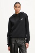Кофта A.P.C. hoodie standard rue madame GOTS колір чорний з капюшоном меланж COHBV.M27914