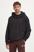 Μπλούζα adidas χρώμα: μαύρο, με κουκούλα, IV5212