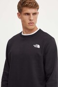 The North Face bluza Simple Dome Crew męska kolor czarny z nadrukiem NF0A89FBJK31