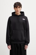 Mikina The North Face Simple Dome Hoodie pánská, černá barva, s kapucí, s potiskem, NF0A89FCJK31