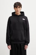 Mikina The North Face Simple Dome Hoodie pánská, černá barva, s kapucí, s potiskem, NF0A89FCJK31