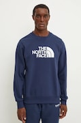 The North Face felső Drew Peak sötétkék, férfi, nyomott mintás, NF0A89EK8K21