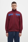 adidas Originals bluza 70s Track Top męska kolor bordowy z aplikacją JN5963