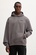 Guess bluza EMIS męska kolor szary z kapturem Z4YQ00 K9V31