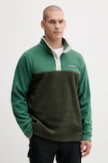 Спортен суичър Columbia Steens Mountain Half Snap в черно с десен 2097721