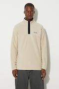 Спортен суичър Columbia Steens Mountain Half Snap в кафяво с десен 2097721