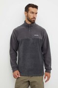 Športni pulover Columbia Steens Mountain Half Snap siva barva, 2097721