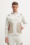 Under Armour kurtka treningowa Unstoppable kolor beżowy przejściowa 1389354