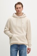 Tommy Jeans Μπλούζα με κουκούλα ανδρική μπεζ DM0DM20742