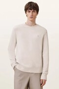AllSaints sweter męski z dodatkiem wełny beżowy M039KA