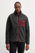 Fleecová mikina Fjallraven Vardag Pile Fleece M šedá farba, jednofarebná, F84158.030.352