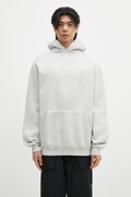 Кофта Butter Goods Basic Pullover Hood чоловіча колір сірий з капюшоном однотонна BG243203