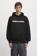 Βαμβακερή μπλούζα thisisneverthat T-Logo Hoodie χρώμα: μαύρο, με κουκούλα, TN243TSWHO01