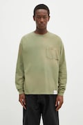 NEIGHBORHOOD top a maniche lunghe in cotone colore verde 242FPNH.CSM15