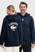 Lacoste bluza z kapturem bawełniana granatowa SH2740
