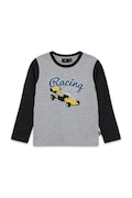 Lego longsleeve din bumbac pentru copii LWTANO 710 culoarea negru, cu imprimeu, 12011354
