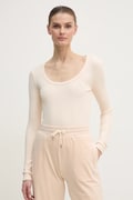 Лонгслів Guess жіночий колір бежевий V4BP07 K8RT2