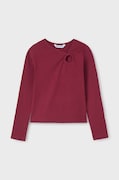 Mayoral longsleeve dziecięcy kolor czerwony 7011