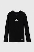 Дитячий лонгслів adidas Performance TEAM BASE TEE колір чорний з принтом GN5710