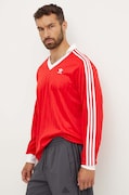 Лонгслів adidas Originals Adicolor Piqué Football Long Sleeve чоловічий колір червоний з аплікацією IX5226