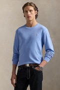 Pamučna majica dugih rukava Polo Ralph Lauren bez uzorka, 710760121